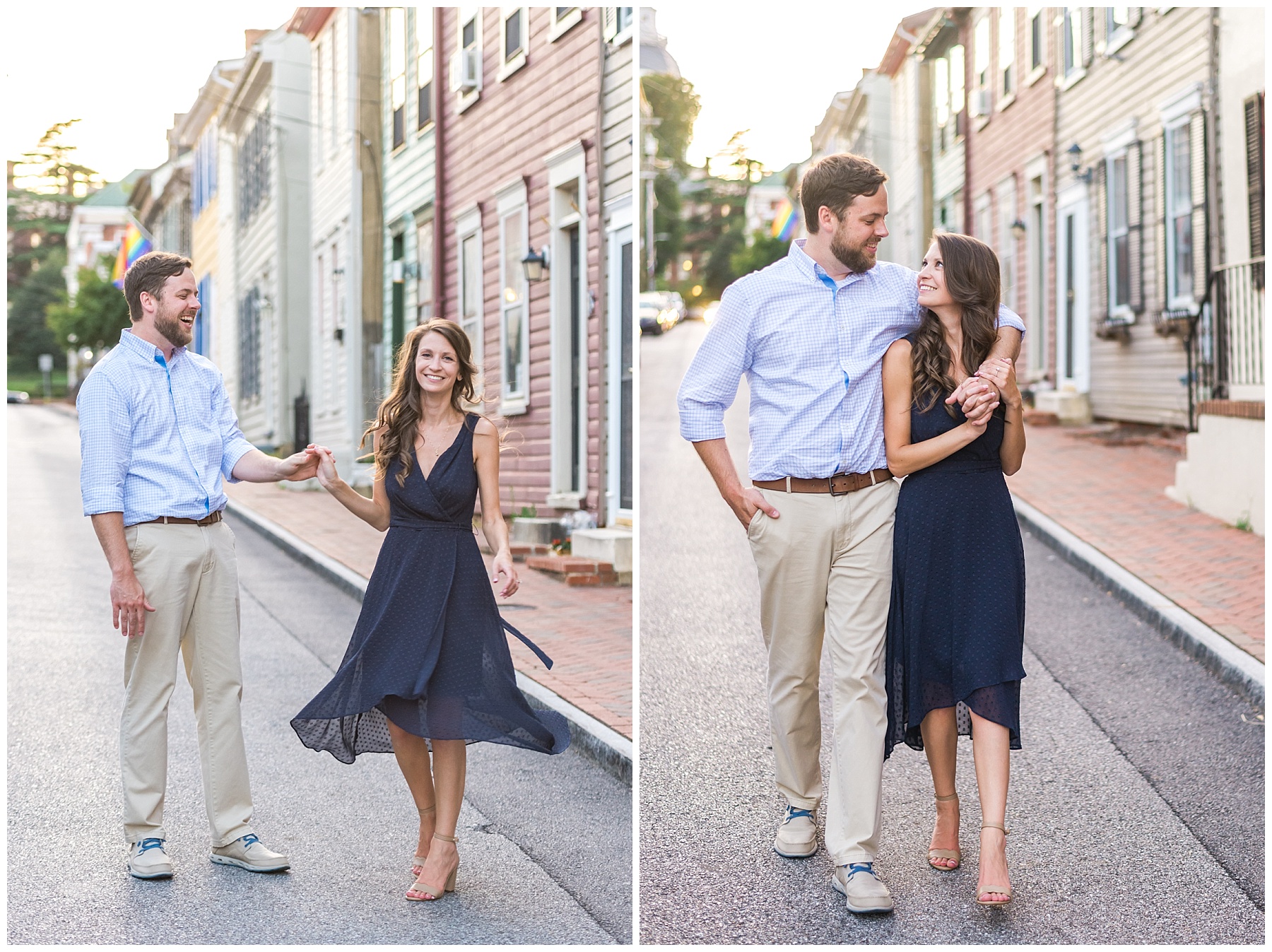 Downtown Annapolis Engagement Shoot