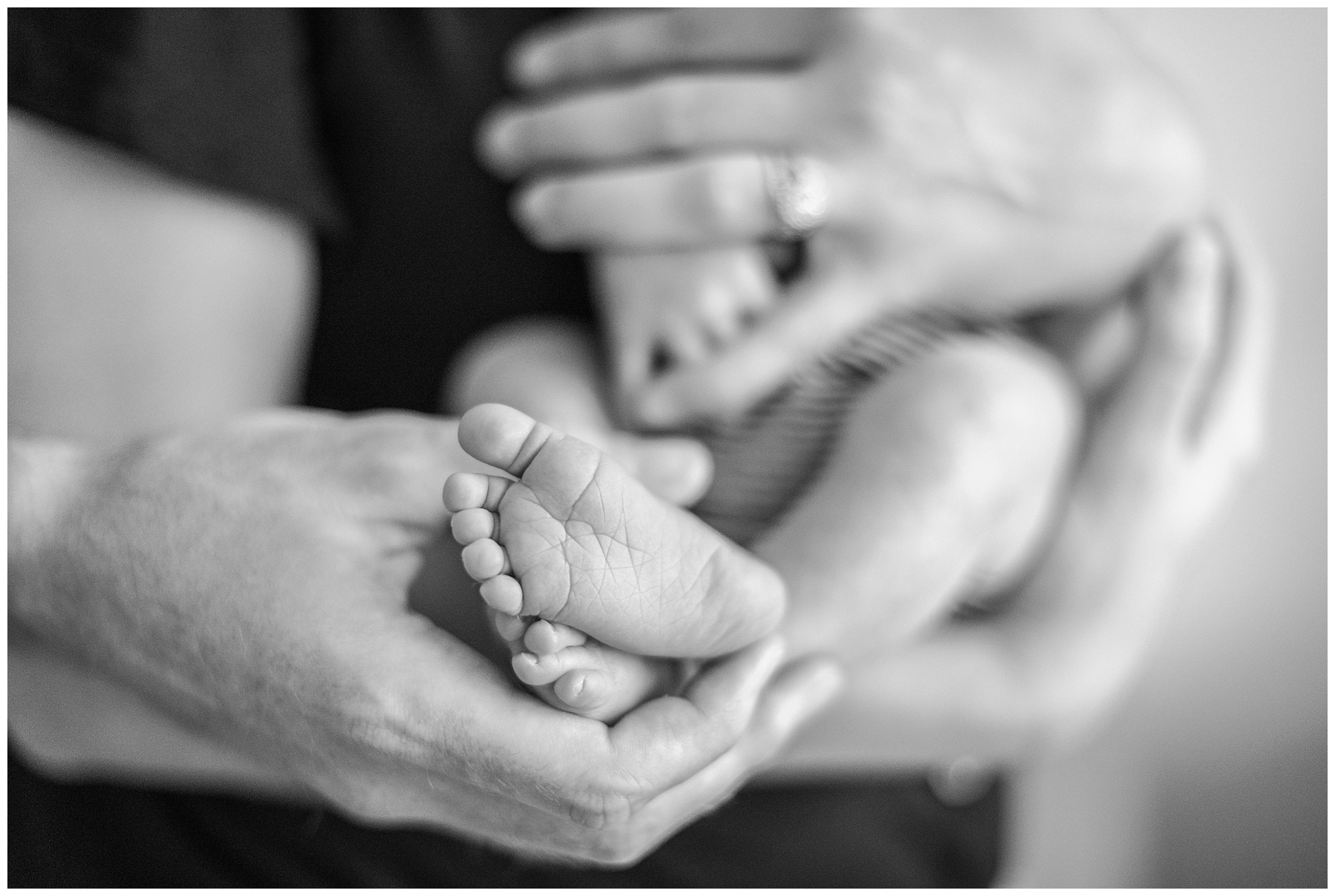 Northern Virginia Newborn Photographer Baby toes