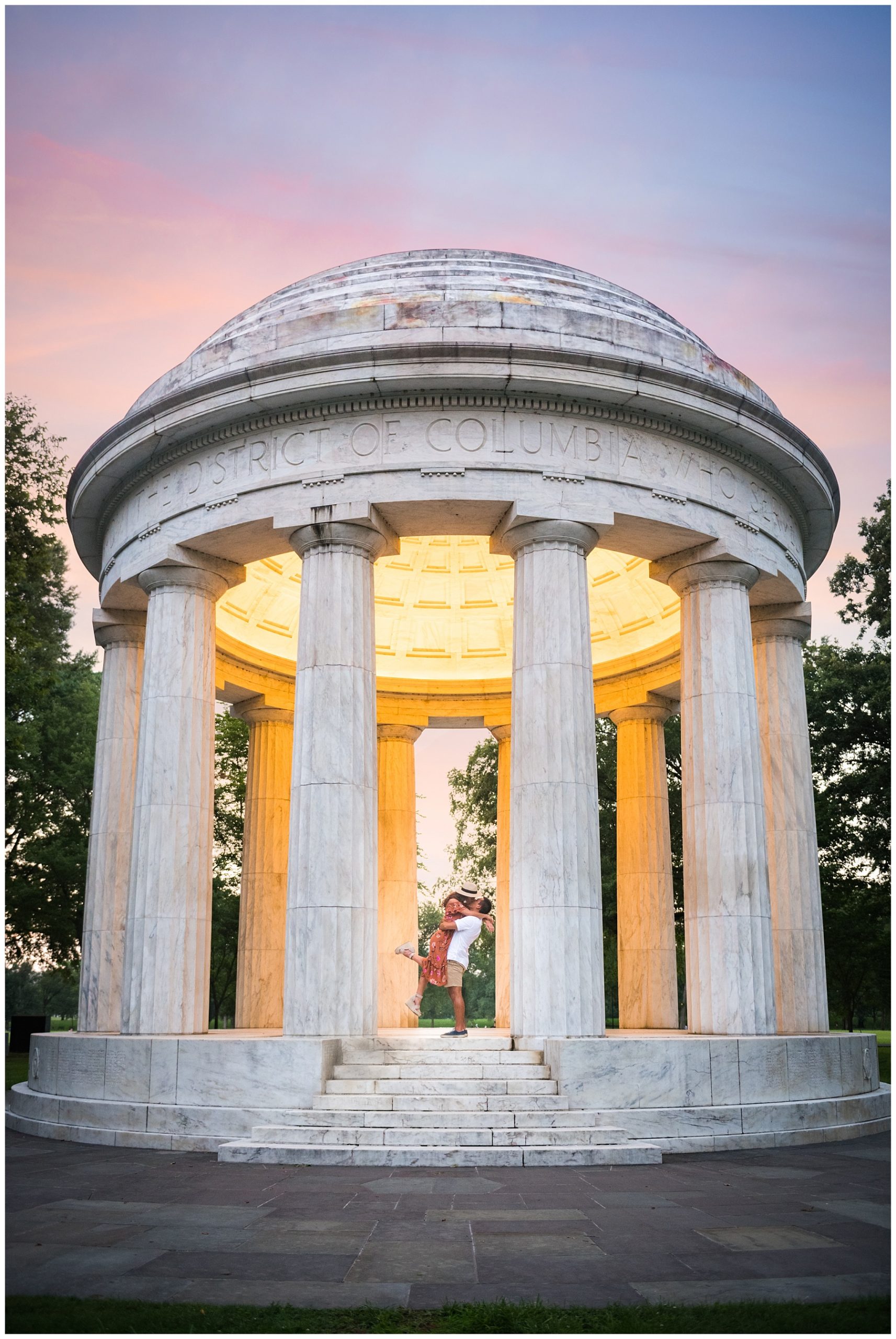 War Memorial DC Engagement Photos