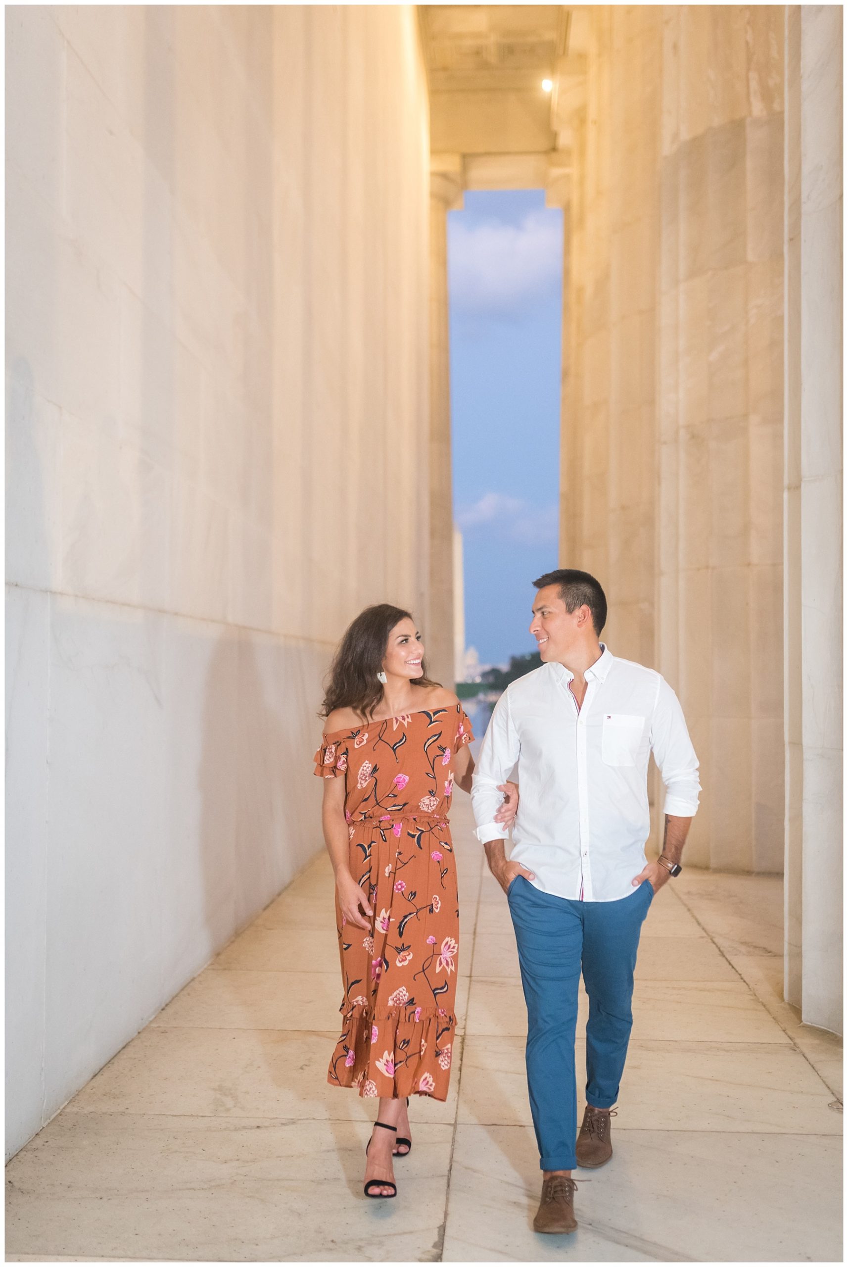 Lincoln Memorial Engagement Photos