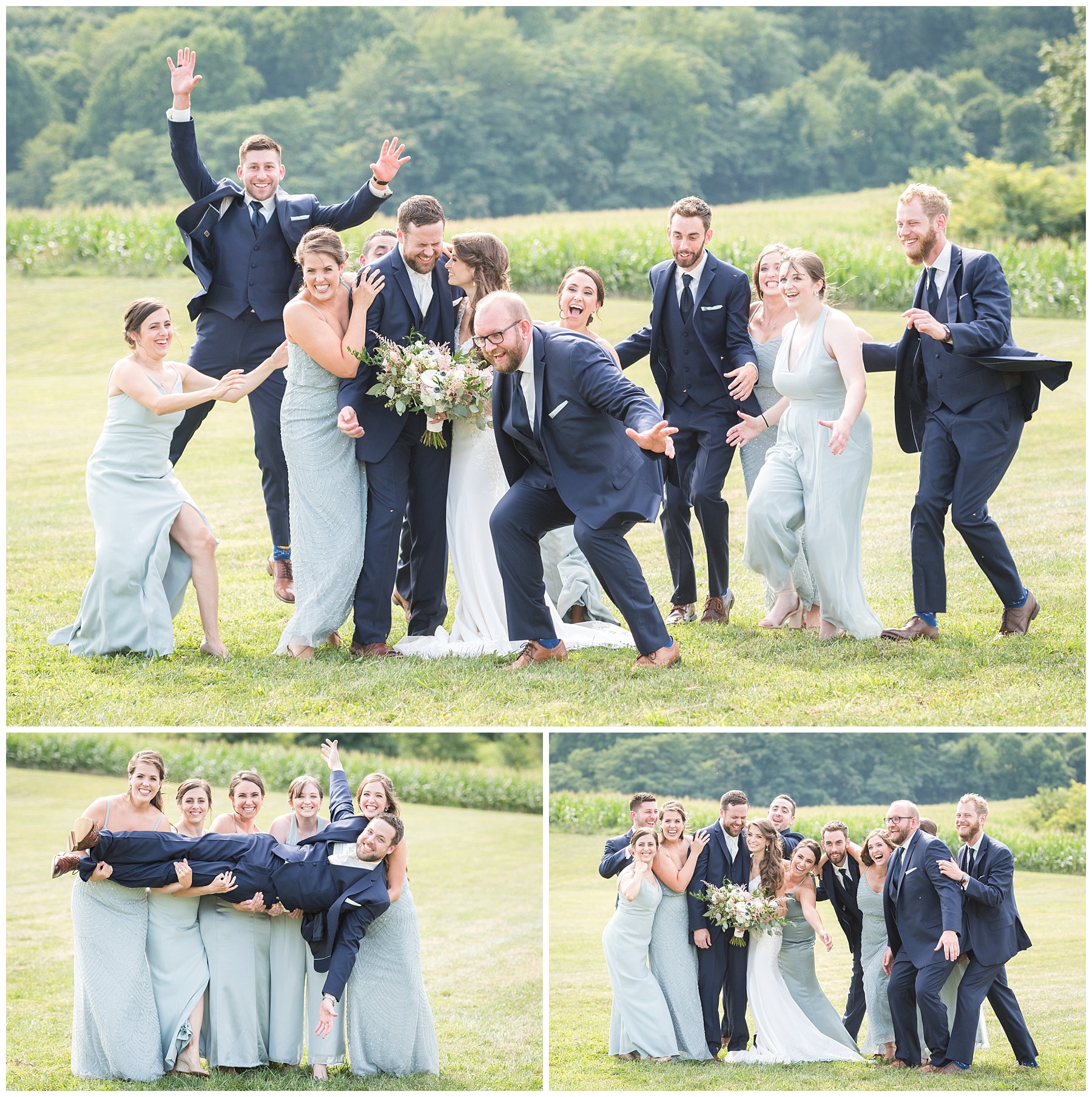 Frederick MD wedding photographer bridal party photos