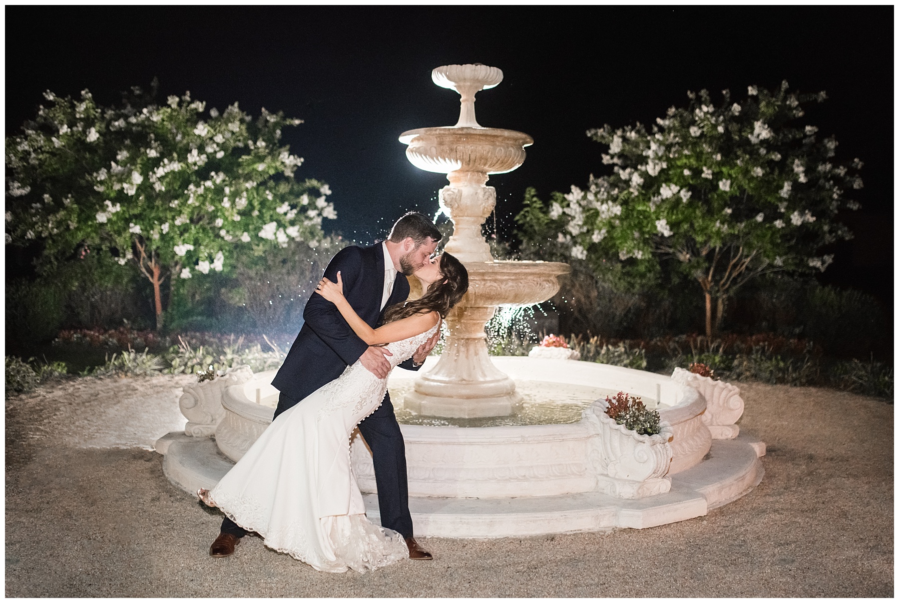 Springfield Manor Wedding night photos 