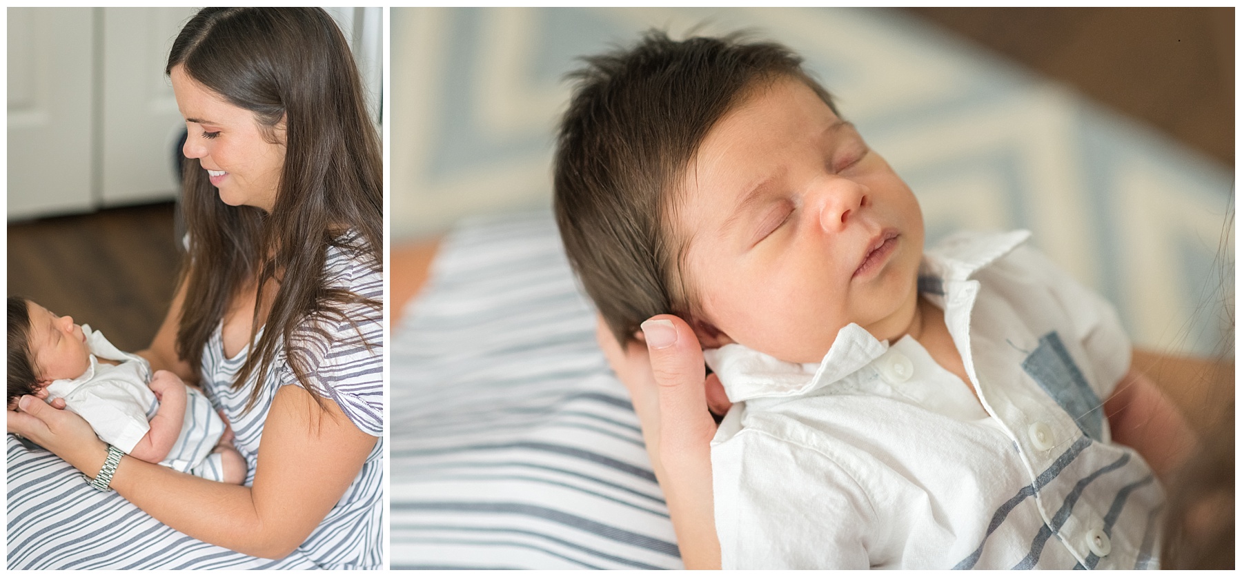 baltimore newborn photography indoor lifestyle shoot