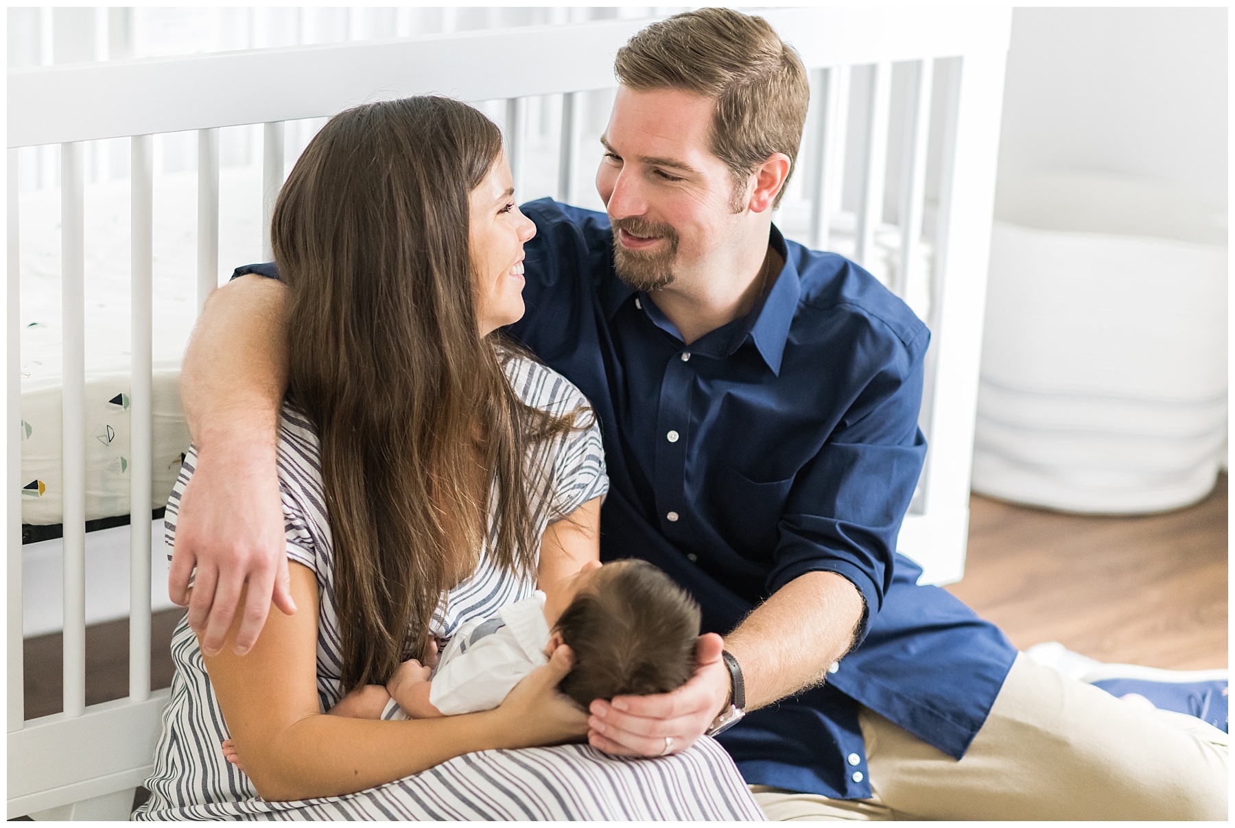 baltimore newborn photographer indoor lifestyle shoot