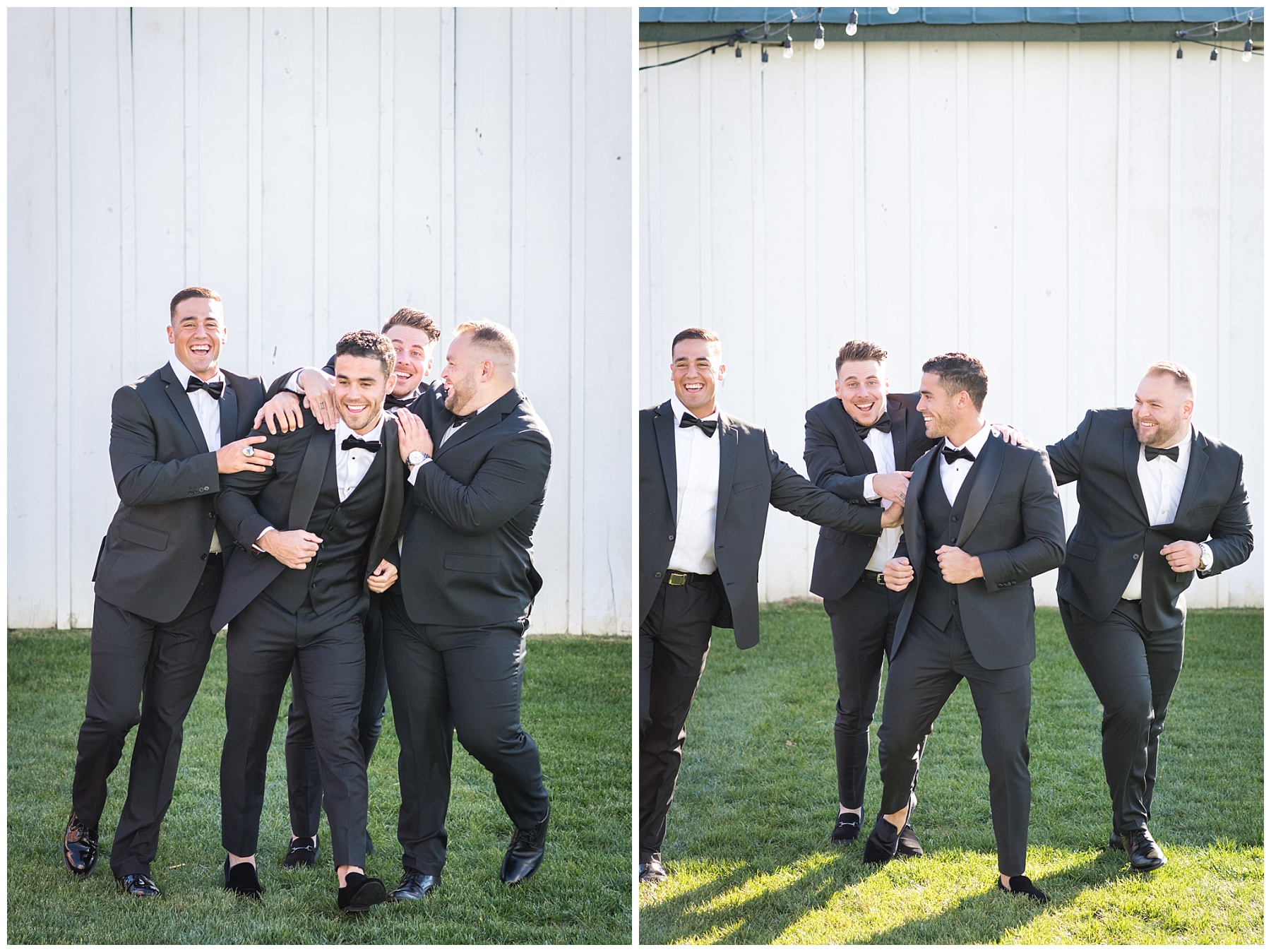 Bluebird Manor groomsmen photos