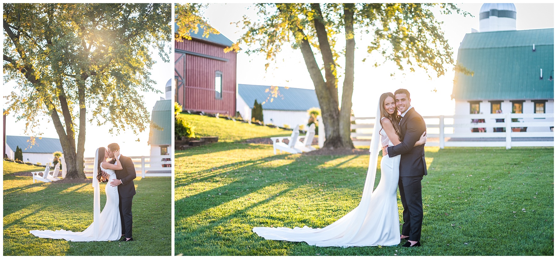 Bluebird Manor red barn wedding photos