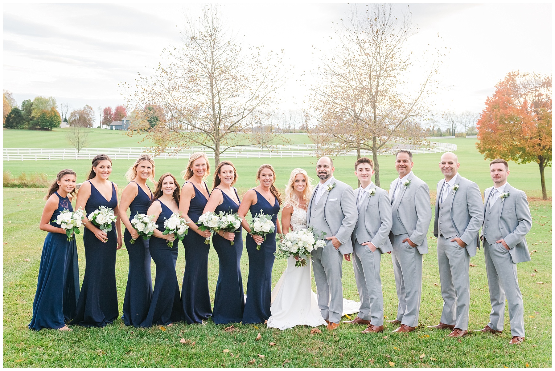 Bluebird Manor bridal party photos