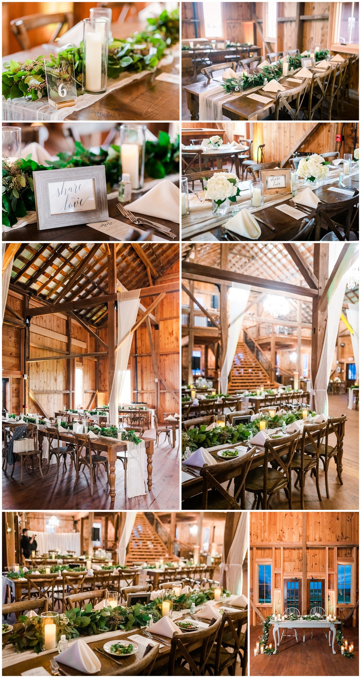 Bluebird Manor wedding reception photos at The Red Barn