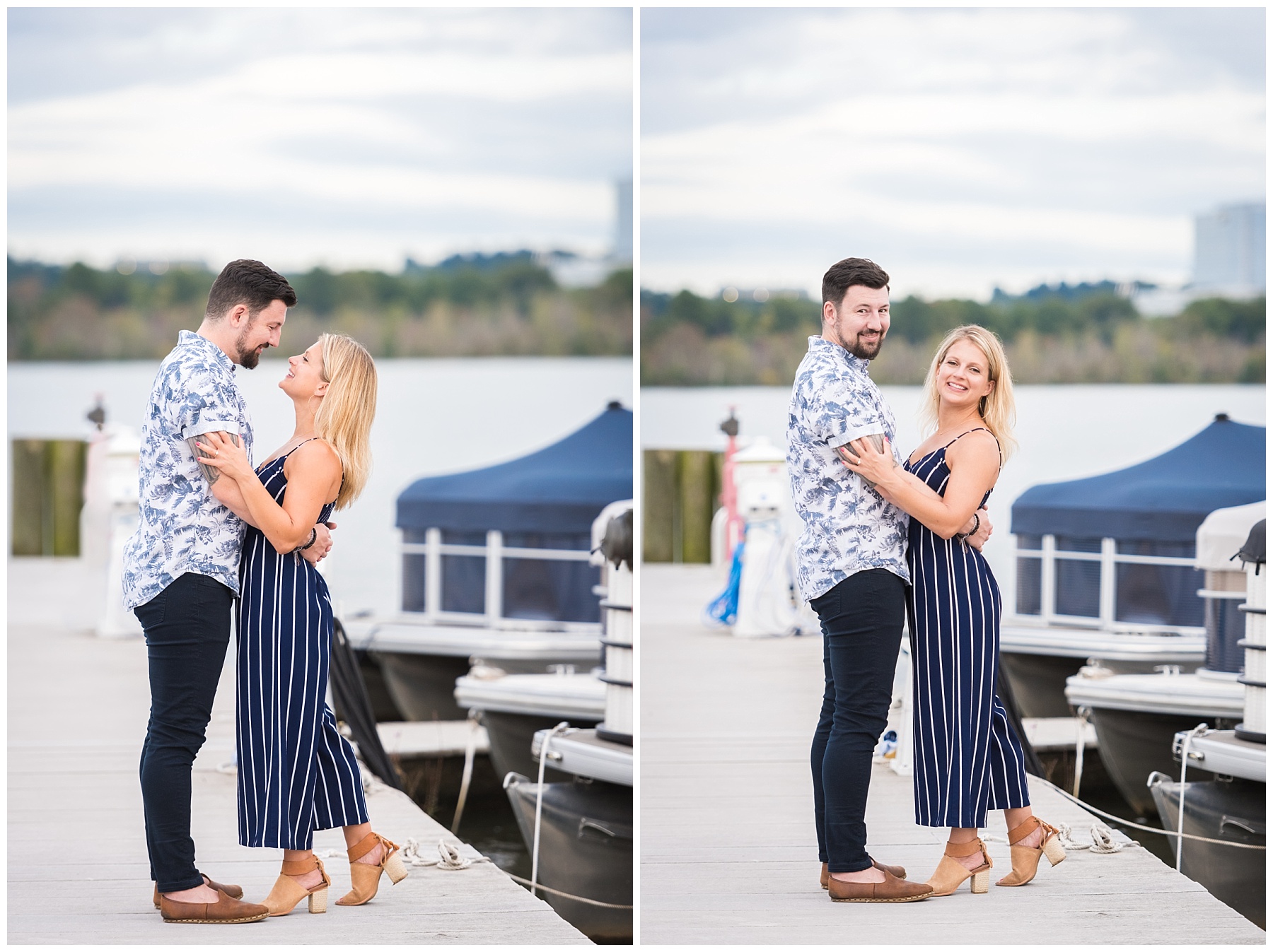 Old Town Alexandria Waterfront Engagement photos