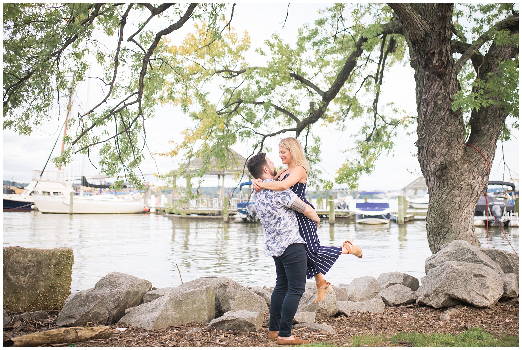 Old Town Alexandria engagement photos