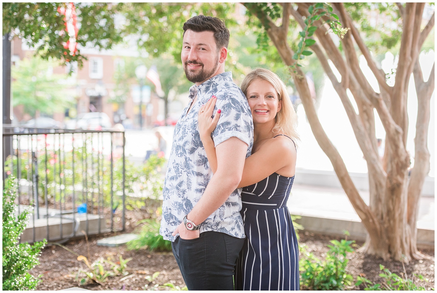 Old Town Alexandria engagement photos