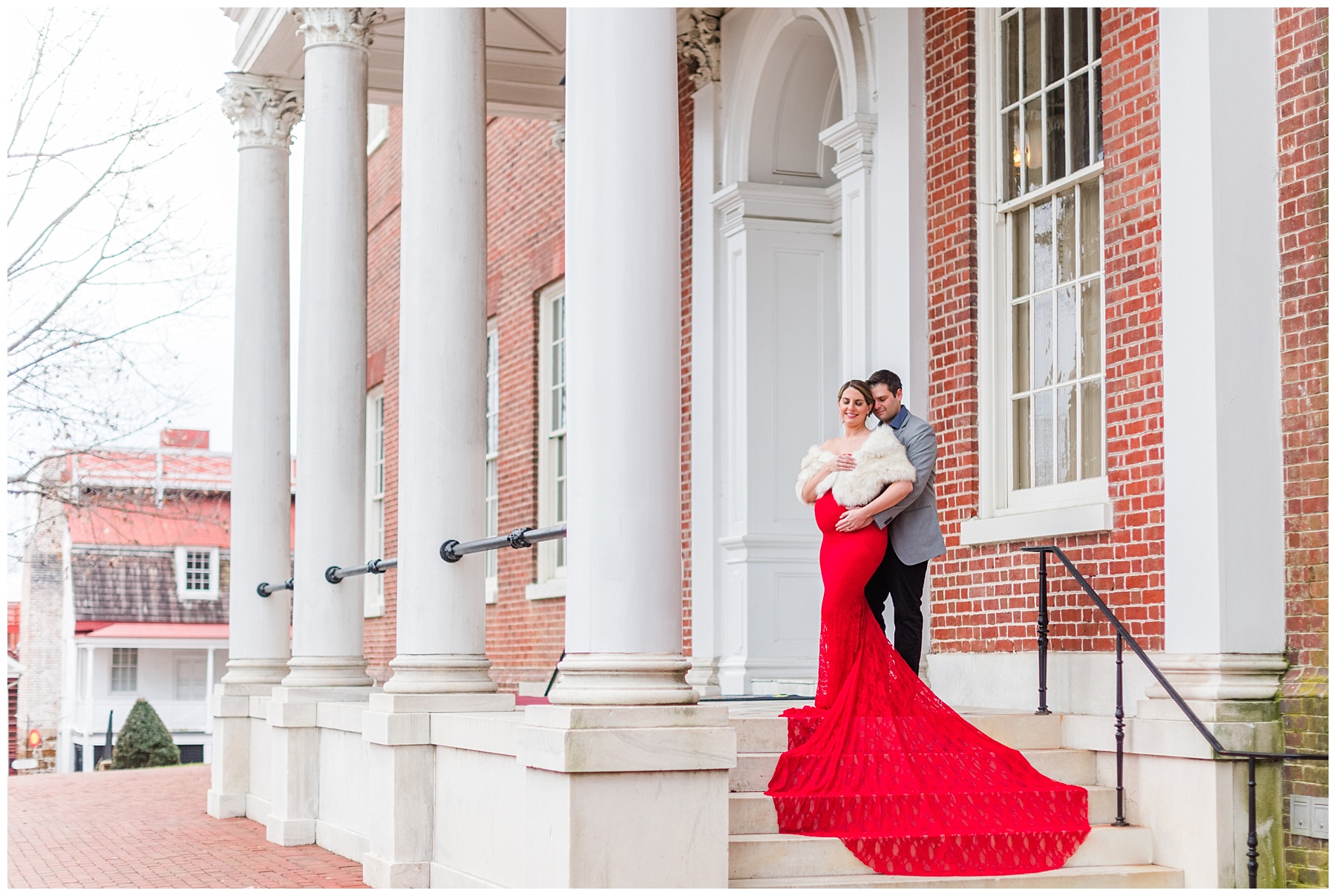 City Hall Annapolis Maryland Maternity Photos