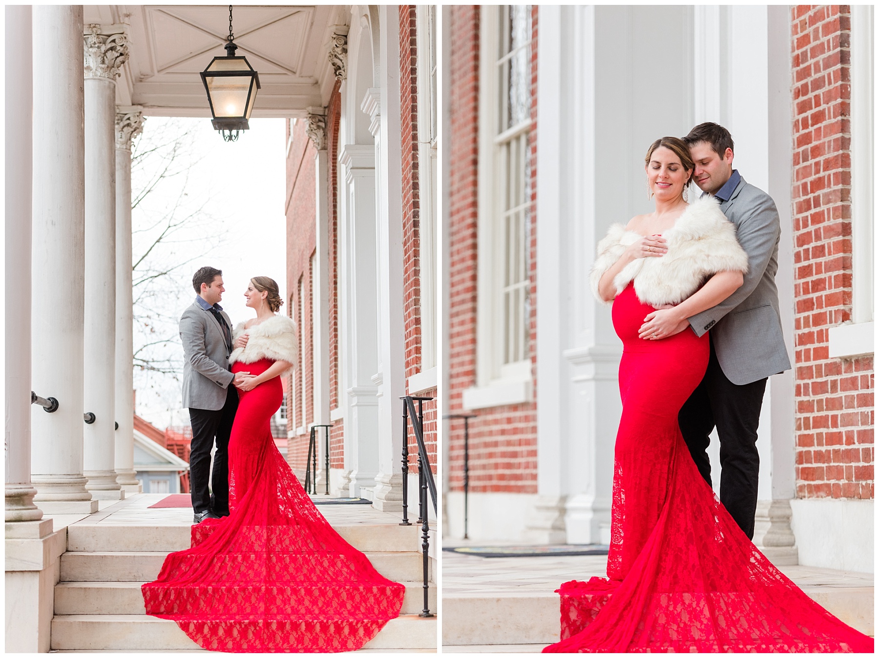 City Hall Annapolis Maryland Maternity Photos