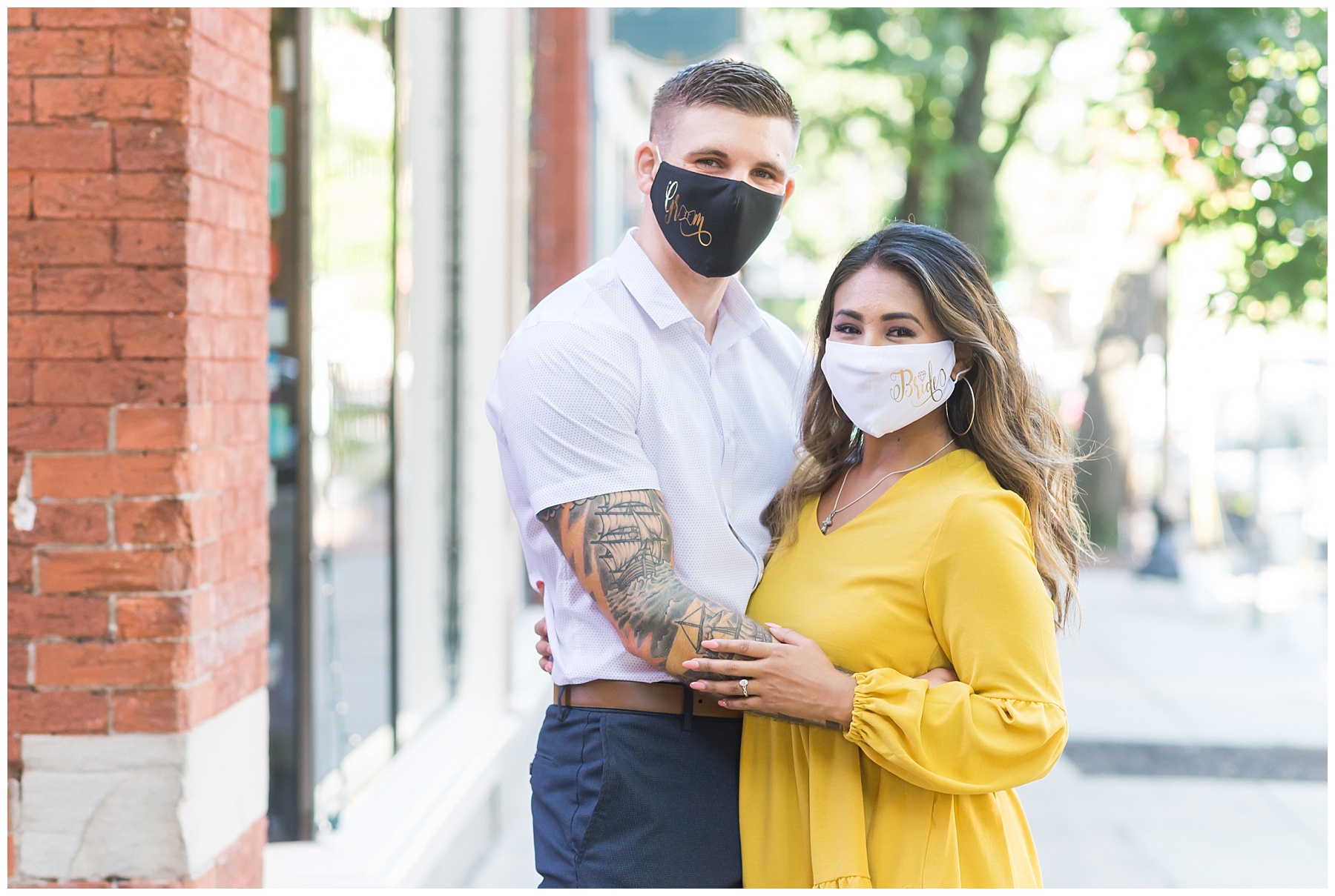 Downtown Frederick Engagement Photos by Frederick wedding photographer Mary Sarah Photography 