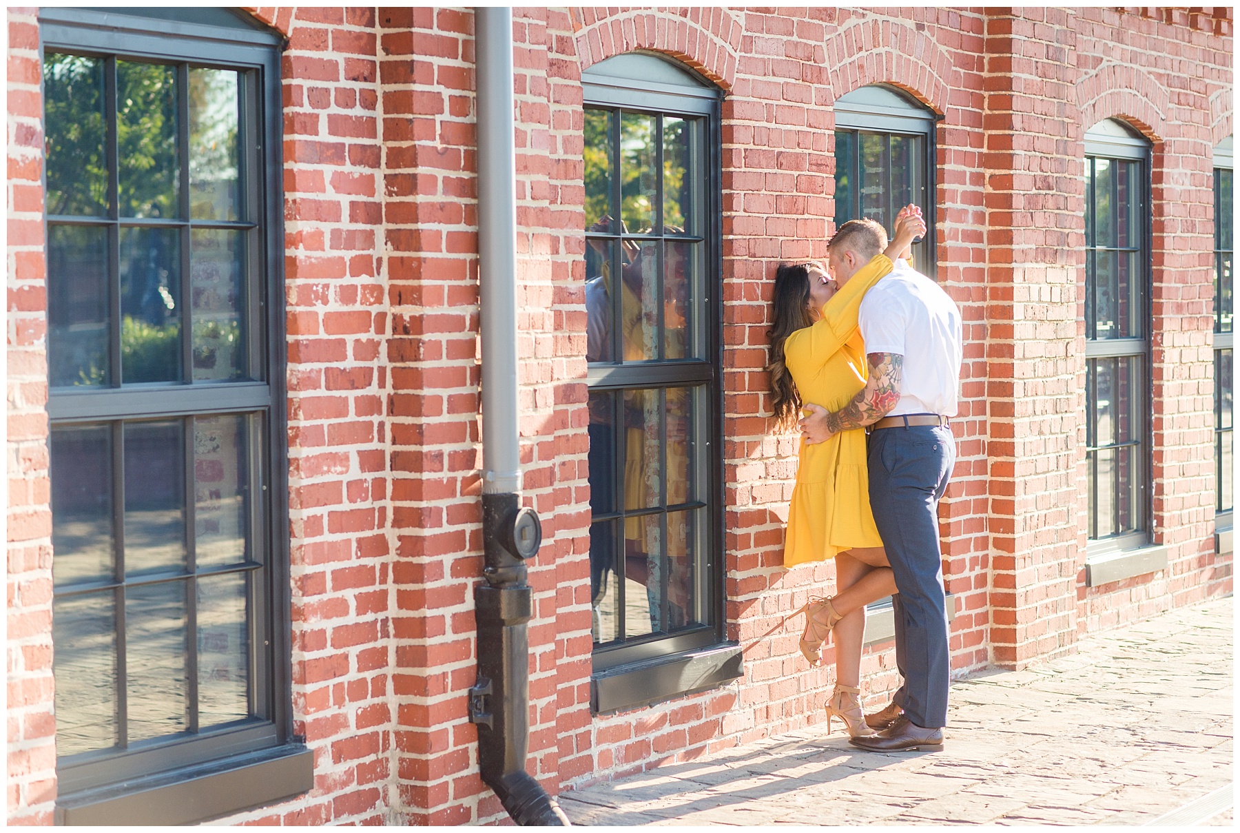 Downtown Frederick Engagement Photos by Frederick wedding photographer Mary Sarah Photography 