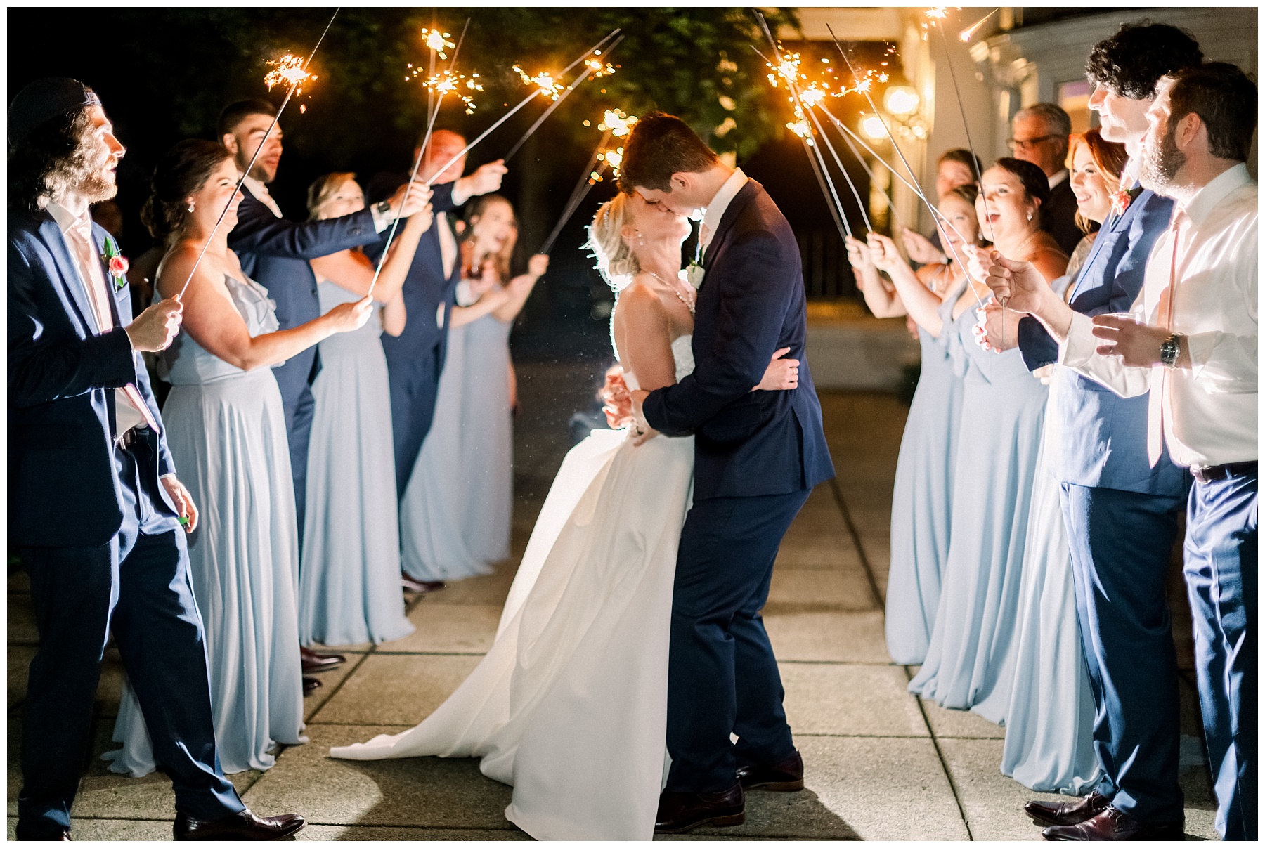 Ceresville Mansion wedding night picture by mary sarah photography